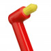 Зубная щетка Revyline SM1000 Single, монопучковая, красная - желтая